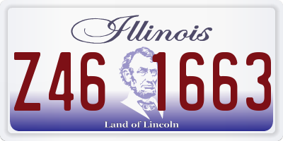 IL license plate Z461663