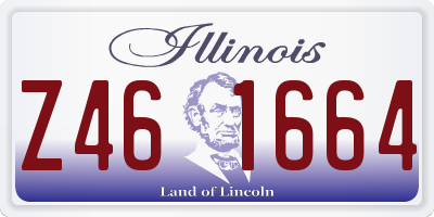 IL license plate Z461664