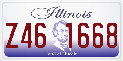 IL license plate Z461668