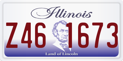 IL license plate Z461673