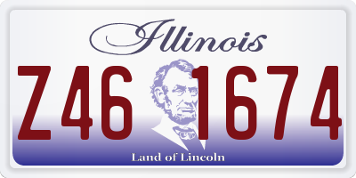 IL license plate Z461674
