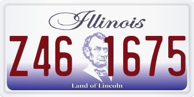 IL license plate Z461675