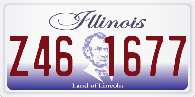 IL license plate Z461677