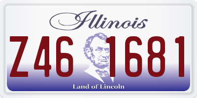 IL license plate Z461681