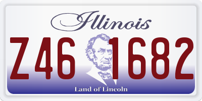 IL license plate Z461682