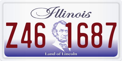 IL license plate Z461687