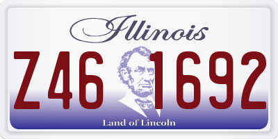 IL license plate Z461692