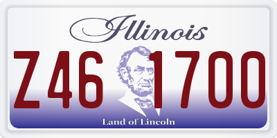 IL license plate Z461700