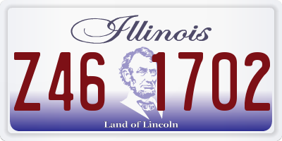 IL license plate Z461702