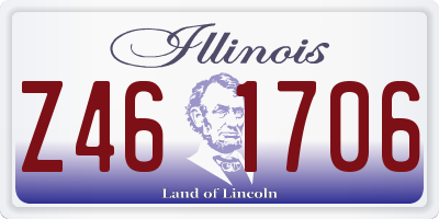 IL license plate Z461706