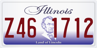 IL license plate Z461712