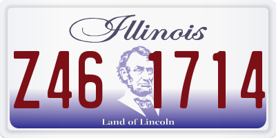 IL license plate Z461714