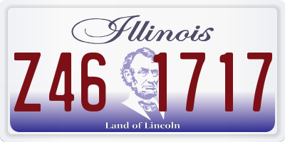 IL license plate Z461717