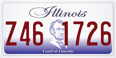 IL license plate Z461726