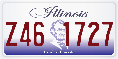IL license plate Z461727