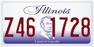 IL license plate Z461728