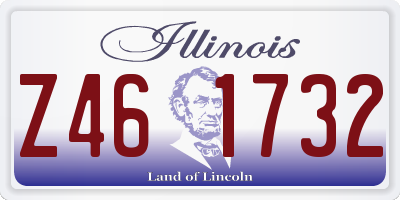 IL license plate Z461732