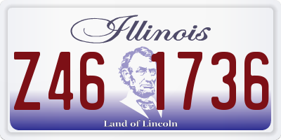 IL license plate Z461736