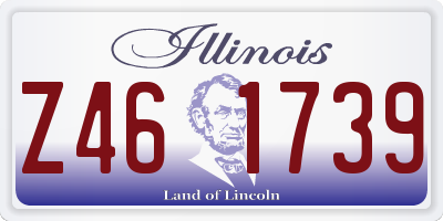 IL license plate Z461739