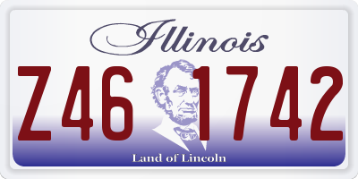 IL license plate Z461742