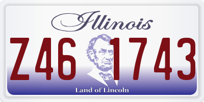 IL license plate Z461743