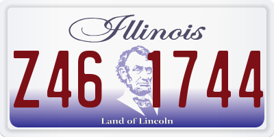 IL license plate Z461744