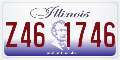 IL license plate Z461746