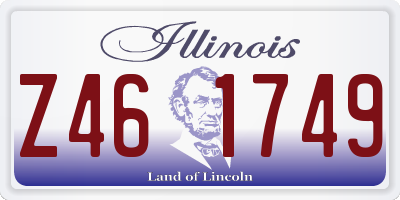IL license plate Z461749