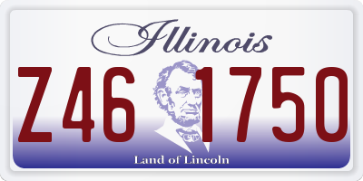 IL license plate Z461750