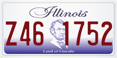 IL license plate Z461752
