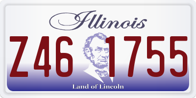 IL license plate Z461755