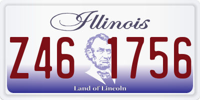 IL license plate Z461756