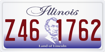 IL license plate Z461762
