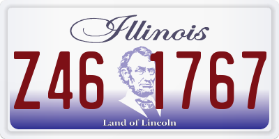 IL license plate Z461767