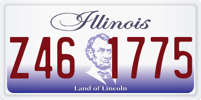 IL license plate Z461775