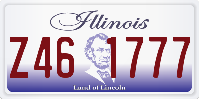 IL license plate Z461777