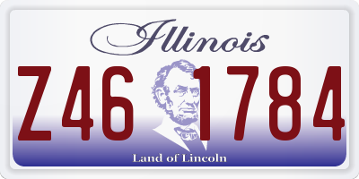 IL license plate Z461784