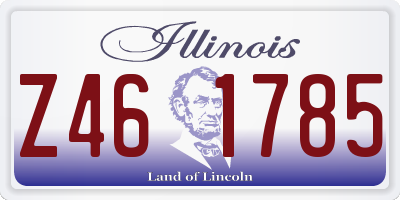 IL license plate Z461785