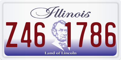IL license plate Z461786