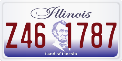 IL license plate Z461787