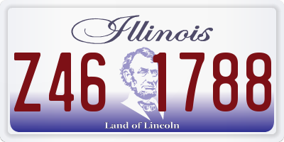 IL license plate Z461788