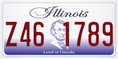 IL license plate Z461789