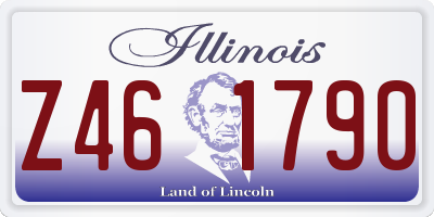 IL license plate Z461790