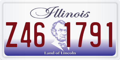 IL license plate Z461791