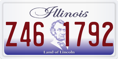 IL license plate Z461792