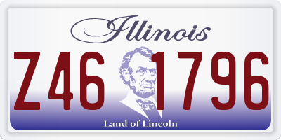 IL license plate Z461796