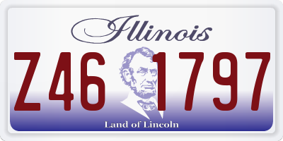 IL license plate Z461797