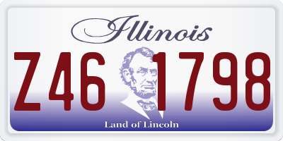 IL license plate Z461798