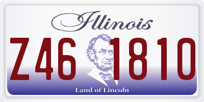 IL license plate Z461810