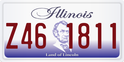 IL license plate Z461811